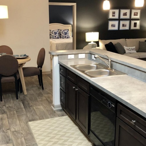 Beautiful living areas to match your lifestyle bright kitchen adjacent to dining area